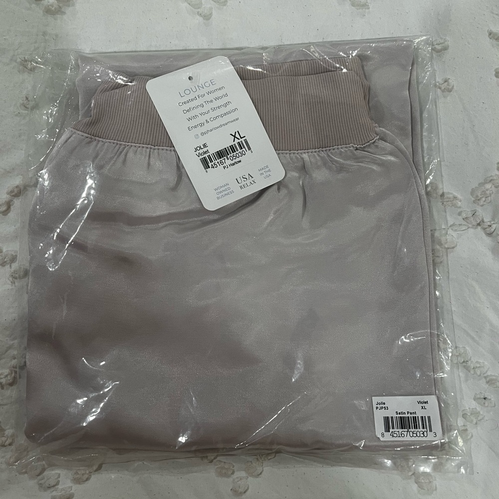 PJ Harlow NWT Jolie satin Sleepwear Pants
